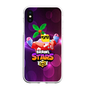 Чехол для iPhone XS Max матовый с принтом BRAWL STARS SPROUT СПРАУТ в Курске, Силикон | Область печати: задняя сторона чехла, без боковых панелей | bibi | brawl stars | coach mike | crow | gale | leon | leon shark | max | mecha crow | mortis | mr.p | nani | phoenix | sally leon | sandy | spike | sprout | tara | virus 8 bit | werewolf | ворон | оборотень