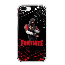 Чехол для iPhone 7Plus/8 Plus матовый с принтом FORTNITE x IKONIK в Курске, Силикон | Область печати: задняя сторона чехла, без боковых панелей | deadmau5 | fortnite | fortnite 2 | fortnite x маршмелло | ikonik | marshmello | ninja | ninja streamer | raven | travis scott | ворон | иконик | ниндзя | пили | рейвен | трэвис скотт | фортнайт