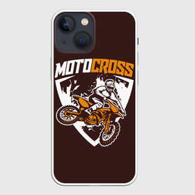 Чехол для iPhone 13 mini с принтом MOTOCROSS | МОТОКРОСС (Z) в Курске,  |  | 2020 | auto | bike | moto | motorcycle | sport | авто | автомобиль | автомобильные | байк | бренд | марка | машины | мото | мотоциклы | спорт