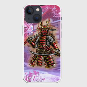 Чехол для iPhone 13 mini с принтом САМУРАЙ | SAMURAI (Z) в Курске,  |  | samurai | буке | воин | вояк | мононофу | мститель | мушя | ниндзя | сабурай | самурай | слуга | солдат | цувамоно