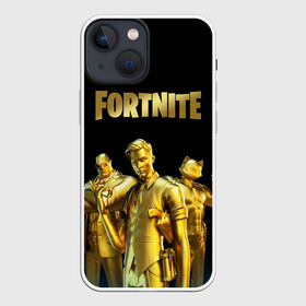 Чехол для iPhone 13 mini с принтом FORTNITE GOLD SQUAD в Курске,  |  | 2 часть | 3 season | 3 сезон | fortnite | gold | midas | squad | мидас | фортнайт