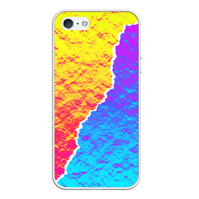 Чехол для iPhone 5/5S матовый с принтом Цветные переливы в Курске, Силикон | Область печати: задняя сторона чехла, без боковых панелей | Тематика изображения на принте: абстрактный | блестящие | волны | геометрия | градиент | краски | летний | лето | море | небо | неоновые | облака | океан | перламутр | поп | радуга | радужный | разноцветные | река | ретро | русалка
