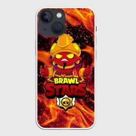 Чехол для iPhone 13 mini с принтом BRAWL STARS EVIL GENE | ДЖИН в Курске,  |  | bibi | brawl stars | coach mike | crow | evil gene | gale | gene | leon | leon shark | max | mecha crow | mortis | mr.p | nani | phoenix | sally leon | sandy | spike | sprout | tara | virus 8 bit | werewolf | ворон | джин | оборотень