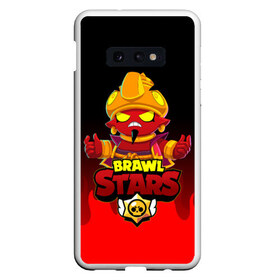 Чехол для Samsung S10E с принтом BRAWL STARS EVIL GENE ДЖИН в Курске, Силикон | Область печати: задняя сторона чехла, без боковых панелей | bibi | brawl stars | coach mike | crow | evil gene | gale | gene | leon | leon shark | max | mecha crow | mortis | mr.p | nani | phoenix | sally leon | sandy | spike | sprout | tara | virus 8 bit | werewolf | ворон | джин | оборотень