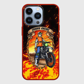 Чехол для iPhone 13 Pro с принтом ENDURO RACING | ГОНКИ ЭНДУРО (Z) в Курске,  |  | 2020 | auto | bike | enduro | ktm | moto | motorcycle | sport | авто | автомобиль | автомобильные | байк | бренд | ктм | марка | машины | мото | мотоциклы | спорт