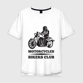 Мужская футболка хлопок Oversize с принтом Biker (Z) в Курске, 100% хлопок | свободный крой, круглый ворот, “спинка” длиннее передней части | 2020 | auto | bike | enduro | ktm | moto | motorcycle | rider | sport | авто | автомобиль | автомобильные | байк | бренд | ктм | марка | машины | мото | мотоциклы | спорт