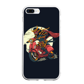 Чехол для iPhone 7Plus/8 Plus матовый с принтом Samurai Biker (Z) в Курске, Силикон | Область печати: задняя сторона чехла, без боковых панелей | 2020 | auto | bike | moto | motorcycle | samurai | sport | авто | автомобиль | автомобильные | байк | бренд | буке | воин | вояк | марка | машины | мононофу | мото | мотоциклы | мститель | мушя | ниндзя | сабурай | самурай | слуга