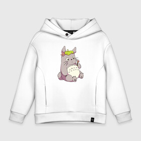 Детское худи Oversize хлопок с принтом Little Totoro в Курске, френч-терри — 70% хлопок, 30% полиэстер. Мягкий теплый начес внутри —100% хлопок | боковые карманы, эластичные манжеты и нижняя кромка, капюшон на магнитной кнопке | forest | ghibli | japan | miyazaki | nature | neigbor | neighbour | totoro | анимация | аниме | гибли | друг | животные | лес | любовь | милый | мир | миядзаки | мульт | мультфильм | приключения | природа | сказка | сосед | тоторо