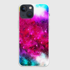 Чехол для iPhone 13 mini с принтом Туманность в Курске,  |  | space | stars | абстракция | бесконечный | блестящий | вселенная | галактика | дым | звездная | звезды | космический | космос | краски | лето | материя | небо | неоновый | нло | ночь | облака | планеты | радуга