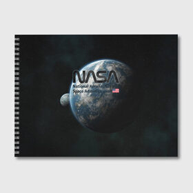 Альбом для рисования с принтом NASA в Курске, 100% бумага
 | матовая бумага, плотность 200 мг. | alien | elon | mask | musk | nasa | space x | star | ufo | америка | американский | астронавт | гуманоид | звезды | земля | зона 51 | илон | инопланетянин | космонавт | космос | луна | марс | маск | наса | нло | планета | пришелец
