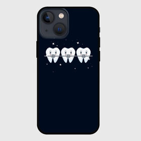 Чехол для iPhone 13 mini с принтом Зубы в Курске,  |  | Тематика изображения на принте: sgv | блеск | брекеты | зубы | стоматолог