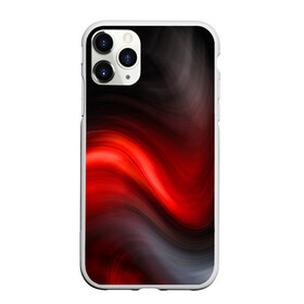 Чехол для iPhone 11 Pro Max матовый с принтом BLACK RED WAVES АБСТРАКЦИЯ в Курске, Силикон |  | abstraction | geometry | hexagon | neon | paints | stripes | texture | triangle | абстракция | брызги | геометрия | краски | неон | неоновый | соты | текстура