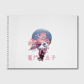 Альбом для рисования с принтом Kamado Nezuko в Курске, 100% бумага
 | матовая бумага, плотность 200 мг. | agatsuma | demon slayer | demon slayer: kimetsu no yaiba | kamado | kamado nezuko | зеницу | камадо | клинок | клинок уничтожающий демонов | нэдзуко камадо | тандзиро камадо