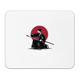 Коврик для мышки прямоугольный с принтом Японский самурай (Z) в Курске, натуральный каучук | размер 230 х 185 мм; запечатка лицевой стороны | japan | ninja | samurai | асихара но накацукуни | буке | воин | вояк | государство япония | мононофу | мститель | мушя | ниндзя | ниппон | нихон | ооясимагуни | сабурай | самурай | слуга | солдат