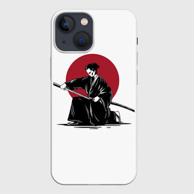 Чехол для iPhone 13 mini с принтом ЯПОНСКИЙ САМУРАЙ | SAMURAI IN THE SUN (Z) в Курске,  |  | japan | ninja | samurai | асихара но накацукуни | буке | воин | вояк | государство япония | мононофу | мститель | мушя | ниндзя | ниппон | нихон | ооясимагуни | сабурай | самурай | слуга | солдат