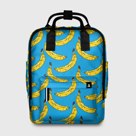 Женский рюкзак 3D с принтом Go Bananas в Курске, 100% полиэстер | лямки с регулируемой длиной, сверху ручки, чтобы рюкзак нести как сумку. Основное отделение закрывается на молнию, как и внешний карман. Внутри два дополнительных кармана, один из которых закрывается на молнию. По бокам два дополнительных кармашка, куда поместится маленькая бутылочка
 | food | fruits | банан | бананчики | бананы | вкусняшки | десерт | джунгли | еда | летний | лето | море | обезьяна | овощи | океан | острова | отдых | отпуск | пальмы | плоды | пляж | природа | рай | сладкие