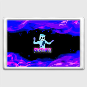 Магнит 45*70 с принтом Fortnite Marshmallow в Курске, Пластик | Размер: 78*52 мм; Размер печати: 70*45 | epic | fortnite | marshmallow | marshmello | битва | герои | градиент | детские | джокер | диджей | игра | игроман | карась | компьютерные | лого | логотипигры | маршмеллоу | маска | музыка | огонь | онлайн | персонажи
