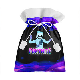 Подарочный 3D мешок с принтом Fortnite Marshmallow в Курске, 100% полиэстер | Размер: 29*39 см | epic | fortnite | marshmallow | marshmello | битва | герои | градиент | детские | джокер | диджей | игра | игроман | карась | компьютерные | лого | логотипигры | маршмеллоу | маска | музыка | огонь | онлайн | персонажи