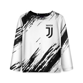 Детский лонгслив 3D с принтом JUVENTUS / ЮВЕНТУС в Курске, 100% полиэстер | длинные рукава, круглый вырез горловины, полуприлегающий силуэт
 | cr7 | fc juventus | football | juve | juventus | ronaldo | sport | роналдо | спорт | футбол | ювентус