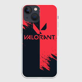 Чехол для iPhone 13 mini с принтом VALORANT | ВАЛОРАНТ в Курске,  |  | breach | cs go | cypher | fire | flame | jett | league of legends | legends of runeterra | lol | omen | overwatch | phoenix | riot | riot games | sage | sona | sova | valorant | viper | валорант | лига легенд | лол | огонь | пламя