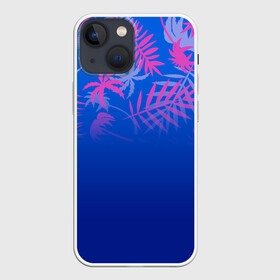 Чехол для iPhone 13 mini с принтом ТРОПИКИ. в Курске,  |  | 2020 | summer | tropical | лето | лето2020 | листья | пальмы | тропические пальмы