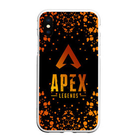 Чехол для iPhone XS Max матовый с принтом Apex Legends в Курске, Силикон | Область печати: задняя сторона чехла, без боковых панелей | apex | apex legends | battle | battle royal | bloodhound | titanfall | wraith | апекс | апекс легендс | батл | битва | война | королевская битва | легендс | рояль