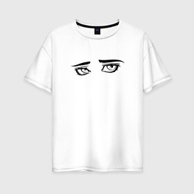 Женская футболка хлопок Oversize с принтом GENSYXA в Курске, 100% хлопок | свободный крой, круглый ворот, спущенный рукав, длина до линии бедер
 | gensuha | gensuxa | gensyha | gensyxa | twitch | генсуха | стример | стримерша | твич