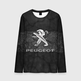 Мужской лонгслив 3D с принтом PEUGEOT. в Курске, 100% полиэстер | длинные рукава, круглый вырез горловины, полуприлегающий силуэт | Тематика изображения на принте: abstract | auto | brand | car | geometry | peugeot | sport | texture | абстракция | авто | автомобильные | бренд | геометрия | классика | машины | модные | пежо | спорт | стиль | текстура