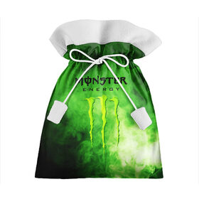 Подарочный 3D мешок с принтом MONSTER ENERGY в Курске, 100% полиэстер | Размер: 29*39 см | brend | green | monster energy | андреналин | бренд | зеленый | логотип | монстр | напиток | энергетик | энергия