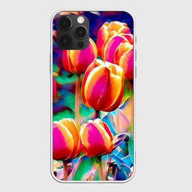 Чехол для iPhone 12 Pro Max с принтом Тюльпаны в Курске, Силикон |  | Тематика изображения на принте: exclusive merch | аромат | голландия | каникулы | лето | отпуск | популярные | растения | тренды | тюльпаны | цветы