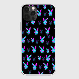 Чехол для iPhone 12 Pro Max с принтом Playboy в Курске, Силикон |  | Тематика изображения на принте: playboy | абстракция | зая | заяц | краска | кролик | кролик плейбой | лето | море | неон | отдых | плейбой | плэйбой | пляж | текстура