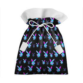 Подарочный 3D мешок с принтом Playboy в Курске, 100% полиэстер | Размер: 29*39 см | Тематика изображения на принте: playboy | абстракция | зая | заяц | краска | кролик | кролик плейбой | лето | море | неон | отдых | плейбой | плэйбой | пляж | текстура