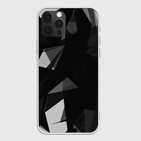 Чехол для iPhone 12 Pro Max с принтом Camo - Black & White в Курске, Силикон |  | Тематика изображения на принте: abstract | abstraction | color | geometry | polygon | polygonal | абстракция | геометрия | полигоны | психоделика