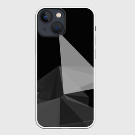 Чехол для iPhone 13 mini с принтом Camo   Black  White в Курске,  |  | abstract | abstraction | color | geometry | polygon | polygonal | абстракция | геометрия | полигоны | психоделика