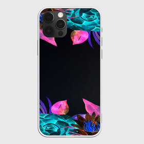 Чехол для iPhone 12 Pro Max с принтом SUMMER NEON в Курске, Силикон |  | summer | tropic | жара | летний | лето | отдых | пальмы | природа | текстура | тропикано | тропики