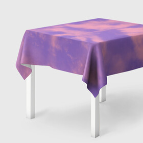 Скатерть 3D с принтом Фиолетовый ТАЙ ДАЙ в Курске, 100% полиэстер (ткань не мнется и не растягивается) | Размер: 150*150 см | summer | tie dye | акварель | лето | разноцветная | тай дай | тайдай | фиолетовый тай дай | яркая