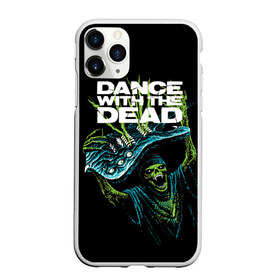 Чехол для iPhone 11 Pro матовый с принтом DANCE WITH THE DEAD в Курске, Силикон |  | dance with | dance with the dead | rock | the dead | музыка | рок