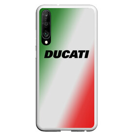 Чехол для Honor P30 с принтом DUCATI в Курске, Силикон | Область печати: задняя сторона чехла, без боковых панелей | ducati | moto | дукати | мото | мотоспорт