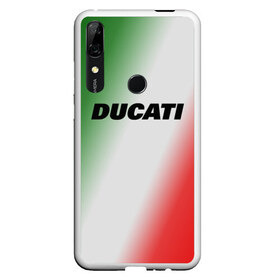 Чехол для Honor P Smart Z с принтом DUCATI в Курске, Силикон | Область печати: задняя сторона чехла, без боковых панелей | ducati | moto | дукати | мото | мотоспорт