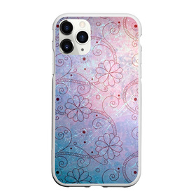 Чехол для iPhone 11 Pro Max матовый с принтом Нежные цвета в Курске, Силикон |  | Тематика изображения на принте: арт | вектор | нежные цвета | переход цветов | плавный переход | рисунок | розовый | фиолетовый