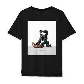 Мужская футболка хлопок Oversize с принтом Конор МакГрегор Conor McGregor в Курске, 100% хлопок | свободный крой, круглый ворот, “спинка” длиннее передней части | арт. | бои | бокс | единоборства | мма