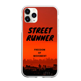 Чехол для iPhone 11 Pro Max матовый с принтом Street runner в Курске, Силикон |  | Тематика изображения на принте: run | runner | running | street | бег | город | закат | лёгкая атлетика | рассвет | улица | я бегу