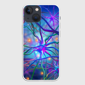 Чехол для iPhone 13 mini с принтом НЕРВНЫЕ ОКОНЧАНИЯ в Курске,  |  | abstract | abstraction | абстракция | днк | нейроны | психоделика