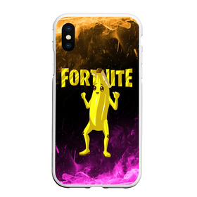 Чехол для iPhone XS Max матовый с принтом Fortnite PEELY в Курске, Силикон | Область печати: задняя сторона чехла, без боковых панелей | battle royale | fortnite | fortnite peely | game | peely | банан | игра | киберспорт | компьютерная игра | королевская битва | фортнайт | фортнайт 2 | фортнайт 3 | фортнайт банан | фортнайт глава 2 | фортнайт глава 3