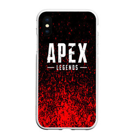 Чехол для iPhone XS Max матовый с принтом Apex Legends в Курске, Силикон | Область печати: задняя сторона чехла, без боковых панелей | apex | apex legends | battle | battle royal | bloodhound | titanfall | wraith | апекс | апекс легендс | батл | битва | война | королевская битва | легендс | рояль