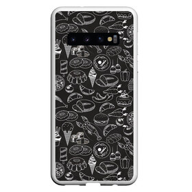 Чехол для Samsung Galaxy S10 с принтом еда в Курске, Силикон | Область печати: задняя сторона чехла, без боковых панелей | блюда | готовка | еда | кулинар | повар | шеф повар