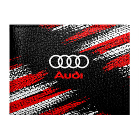Обложка для студенческого билета с принтом AUDI. в Курске, натуральная кожа | Размер: 11*8 см; Печать на всей внешней стороне | 2020 | audi | auto | sport | авто | автомобиль | автомобильные | ауди | бренд | марка | машины | спорт