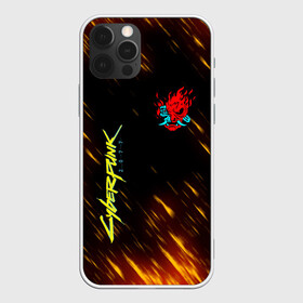 Чехол для iPhone 12 Pro с принтом CYBERPUNK 2077. в Курске, силикон | область печати: задняя сторона чехла, без боковых панелей | cd project red | cyberpunk 2077 | keanu reeves | samurai | киану ривз | киберпанк 2077 | самураи