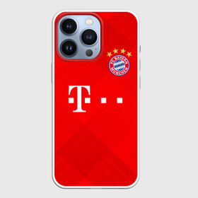 Чехол для iPhone 13 Pro с принтом BAYERN MUNCHEN. в Курске,  |  | fc | fc bayern munich | football | football club | sport | клуб германии | мюнхен | немецкий футбольный клуб | спорт | уефа | униформа | фирменные цвета | фк | футбол | футбольный клуб | футбольный клуб бавария