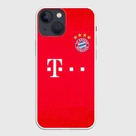 Чехол для iPhone 13 mini с принтом BAYERN MUNCHEN. в Курске,  |  | fc | fc bayern munich | football | football club | sport | клуб германии | мюнхен | немецкий футбольный клуб | спорт | уефа | униформа | фирменные цвета | фк | футбол | футбольный клуб | футбольный клуб бавария